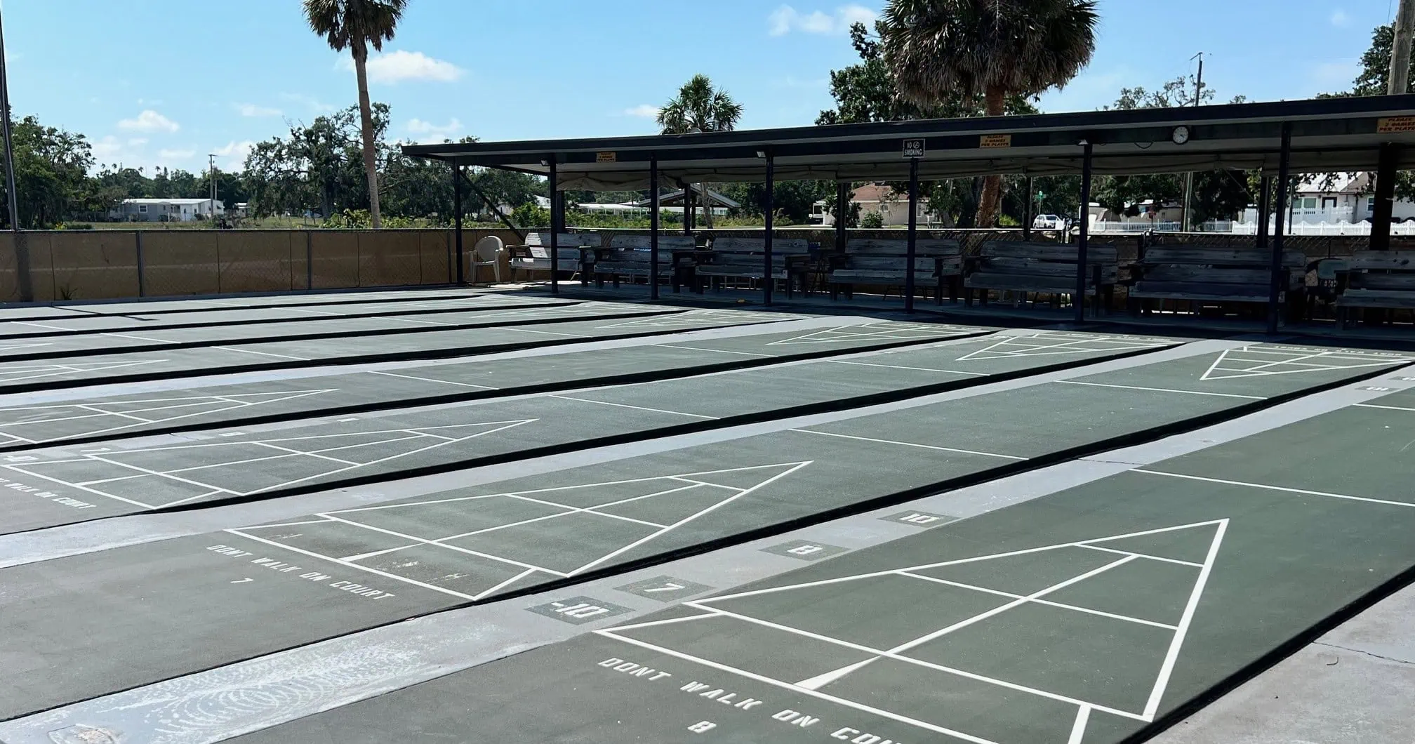 Pinecraft Park Shuffleboard Courts in Sarasota